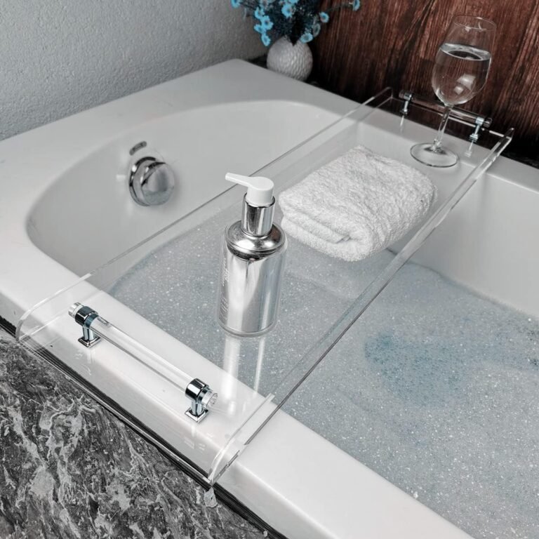 acrylic bathtub tray