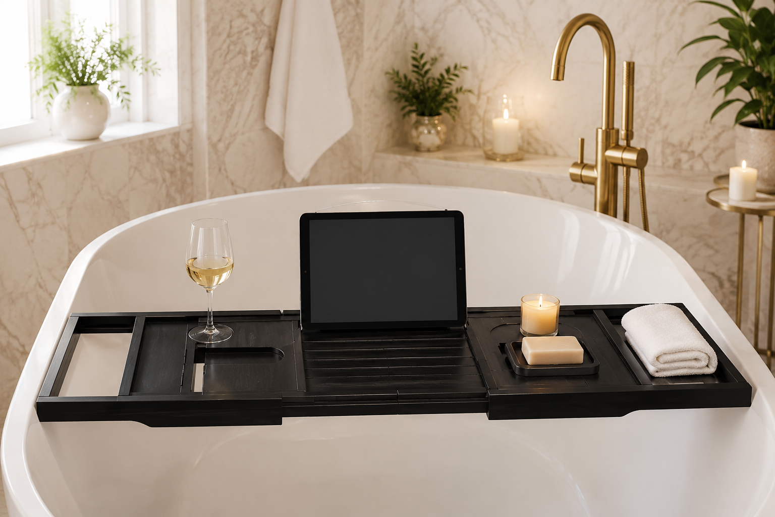 Bathtub tray