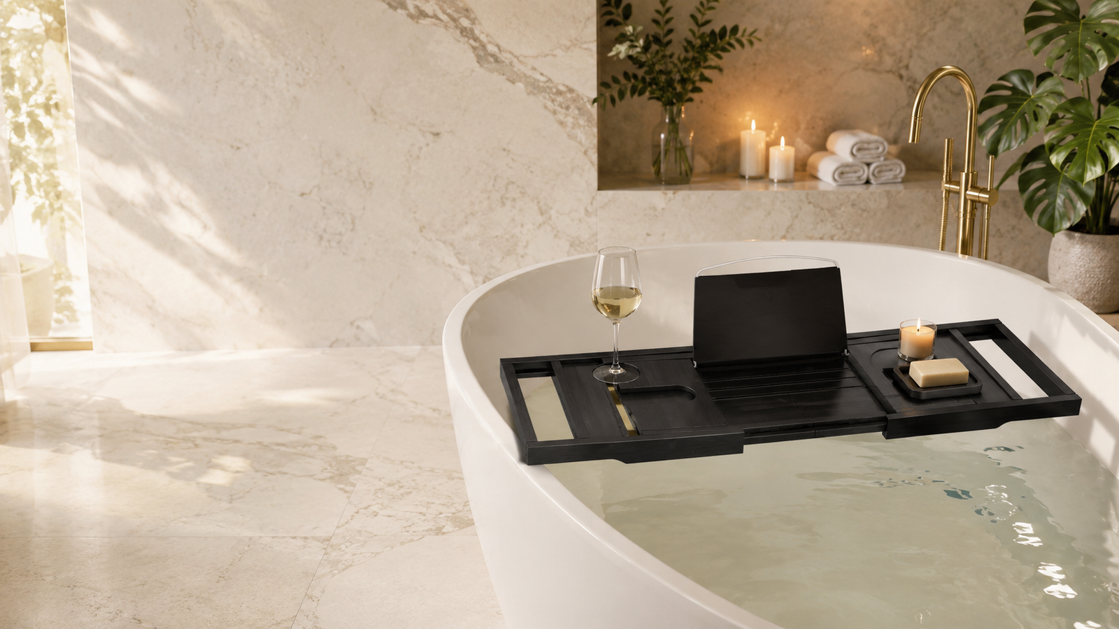 Bathtub tray