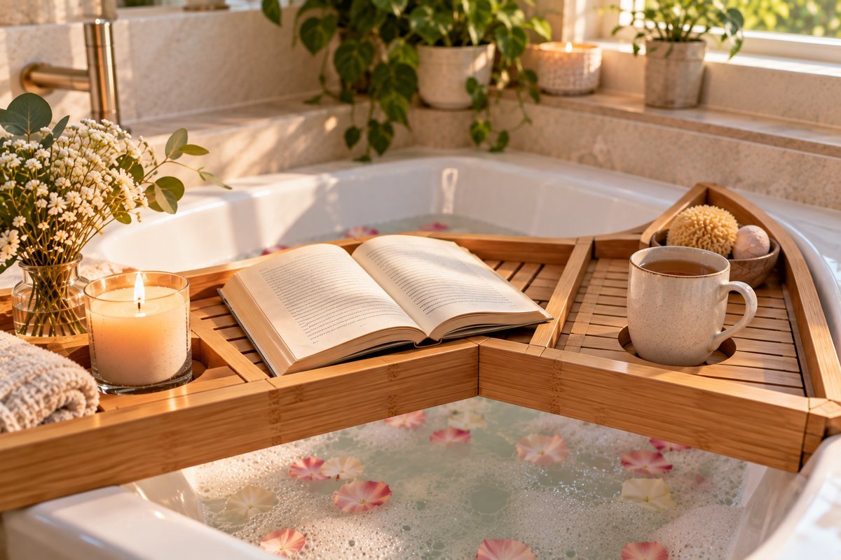 The best trays for a corner tub - Bathtub Tray
