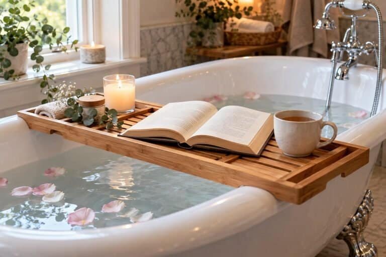 Best Bath Trays for a Clawfoot Tub