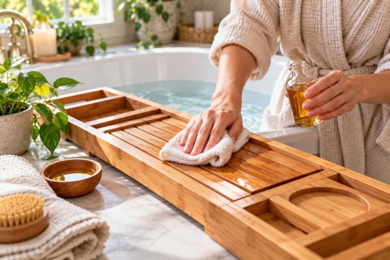 How to Waterproof a Wooden Bath Tray, Step by Step