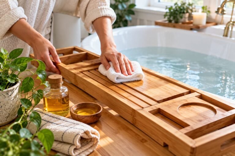Why Your Bamboo Bath Tray Turns Black, and How to Stop It