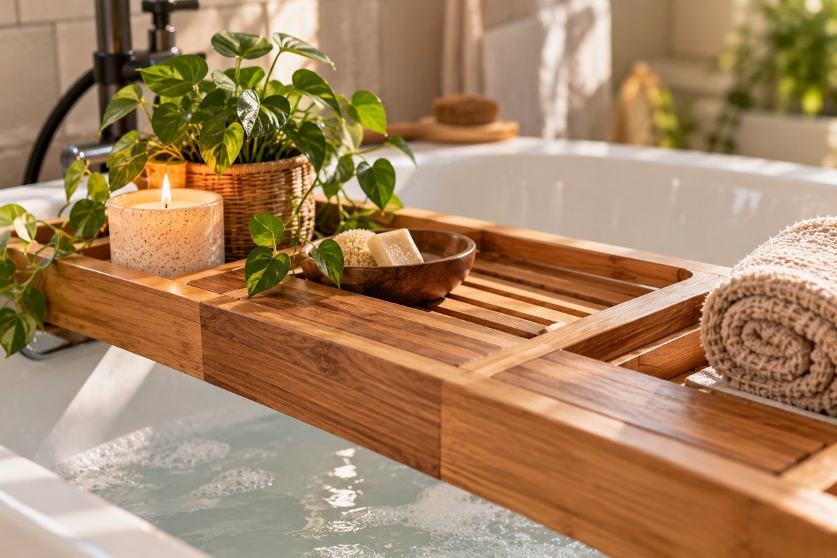 bamboo and teak