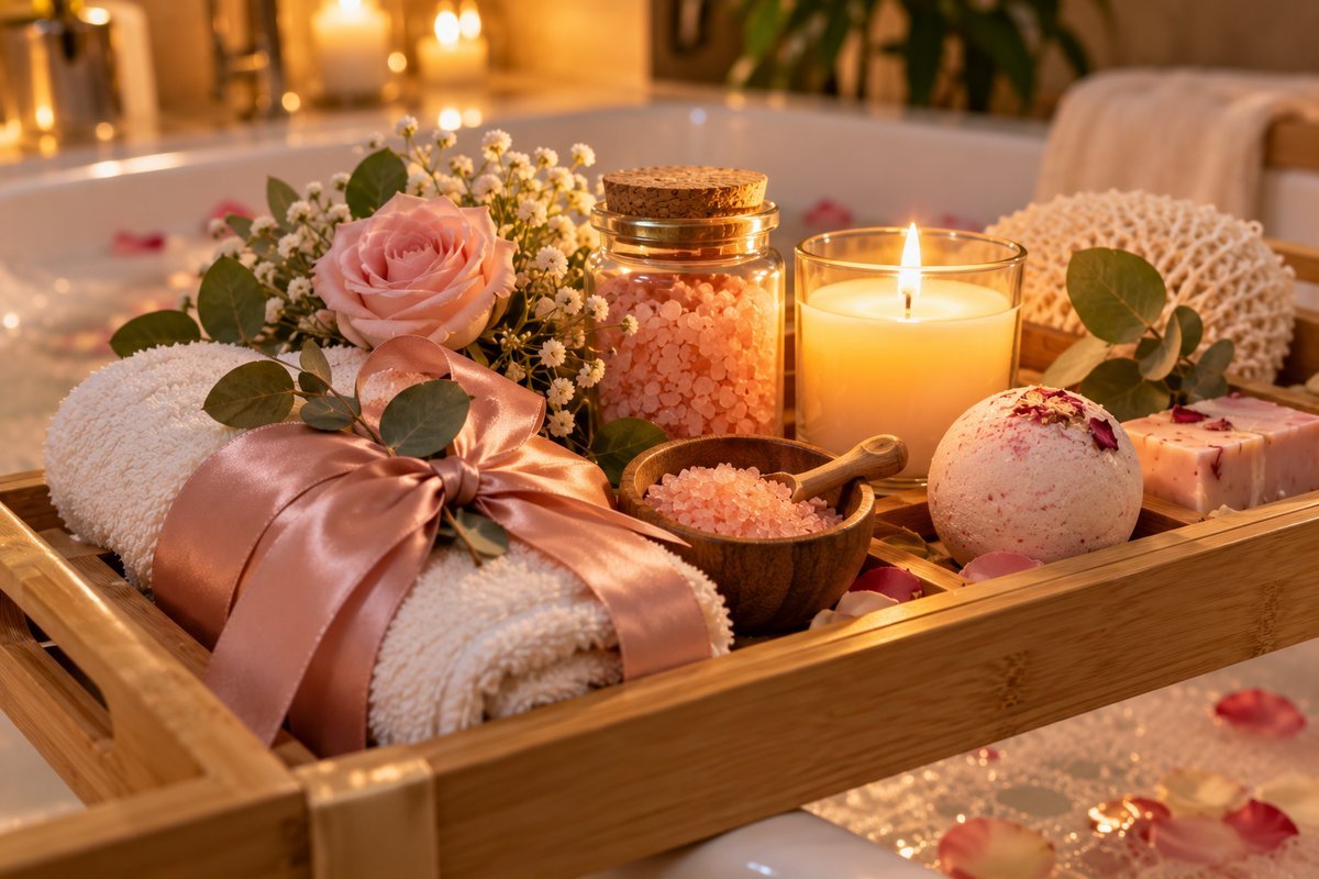 Setting up the evening - Bathtub Tray