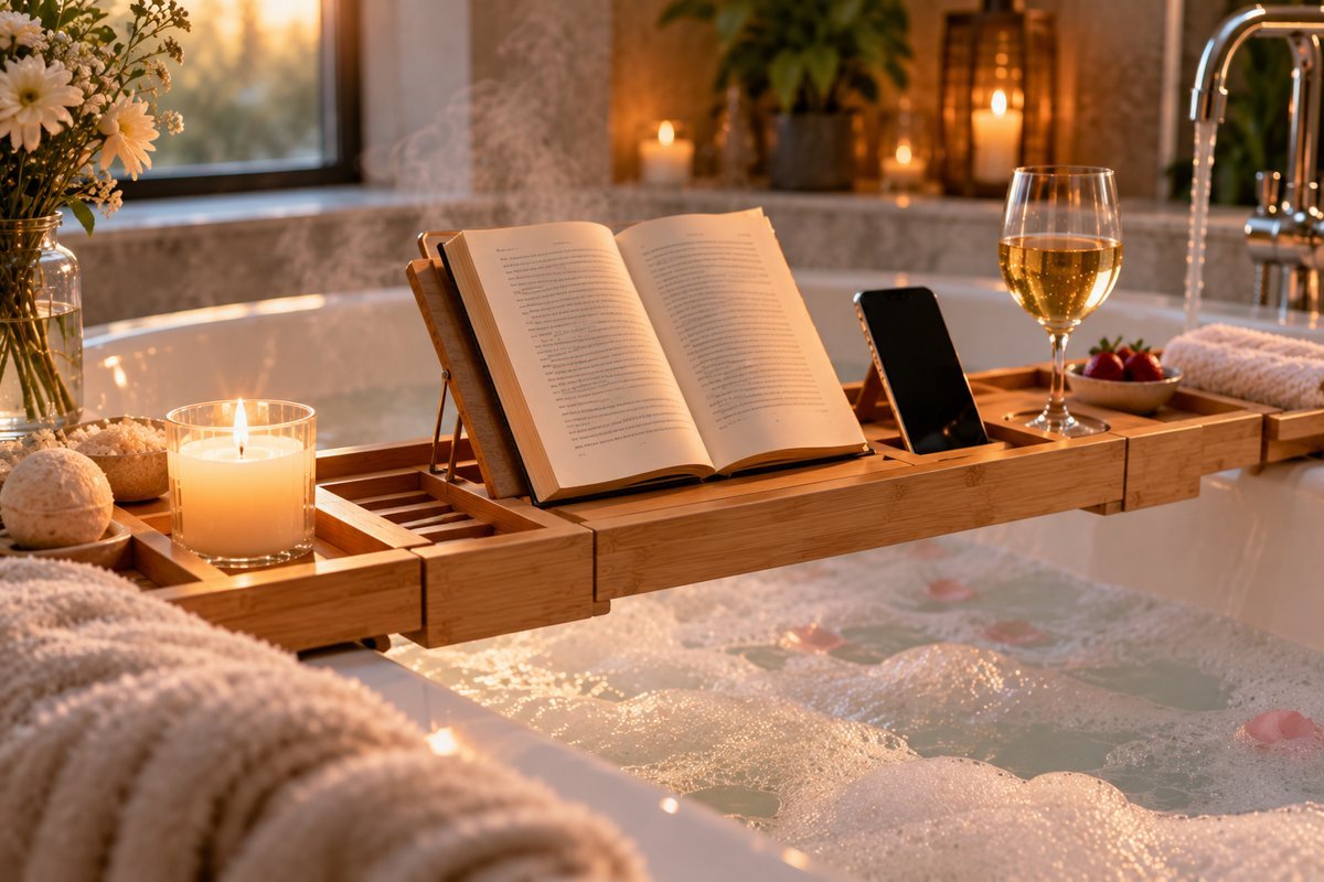 The best expandable and adjustable trays - Bathtub Tray
