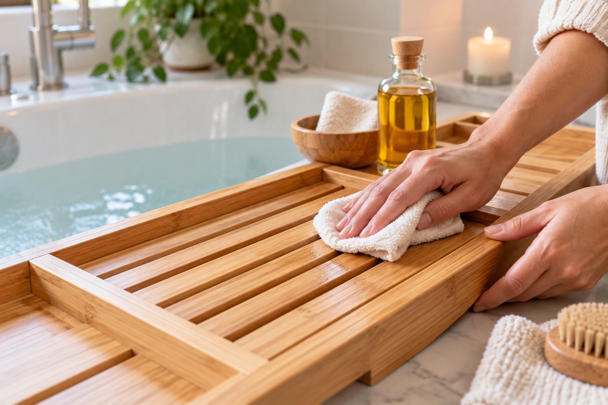 Storage that protects it - Bathtub Tray