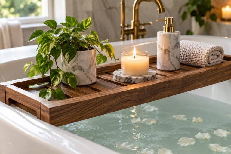 Marble Bath Tray: Luxe Look, Practical Reality