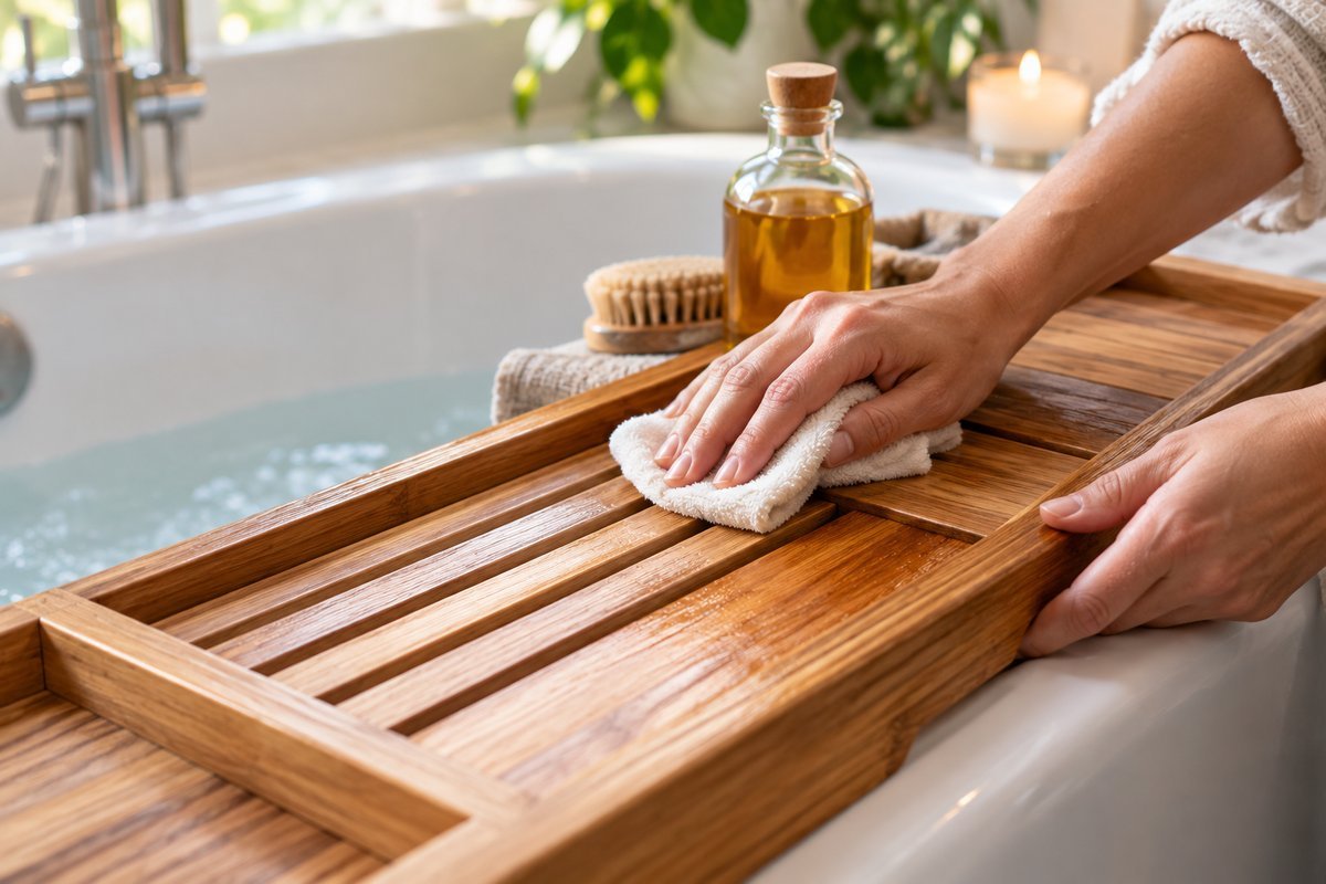 How to restore grey or faded teak - Bathtub Tray