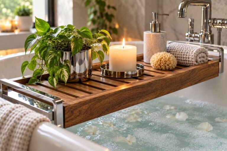 Stainless Steel and Chrome Bath Caddies: Rustproof Picks