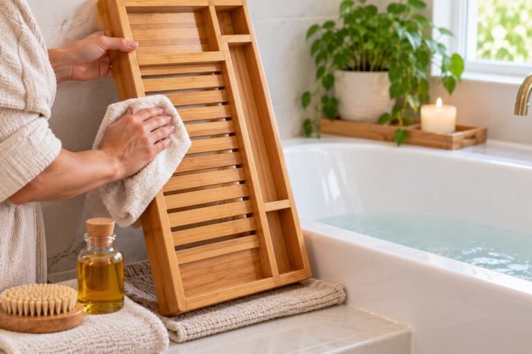 How to Store and Dry a Bath Tray So It Lasts