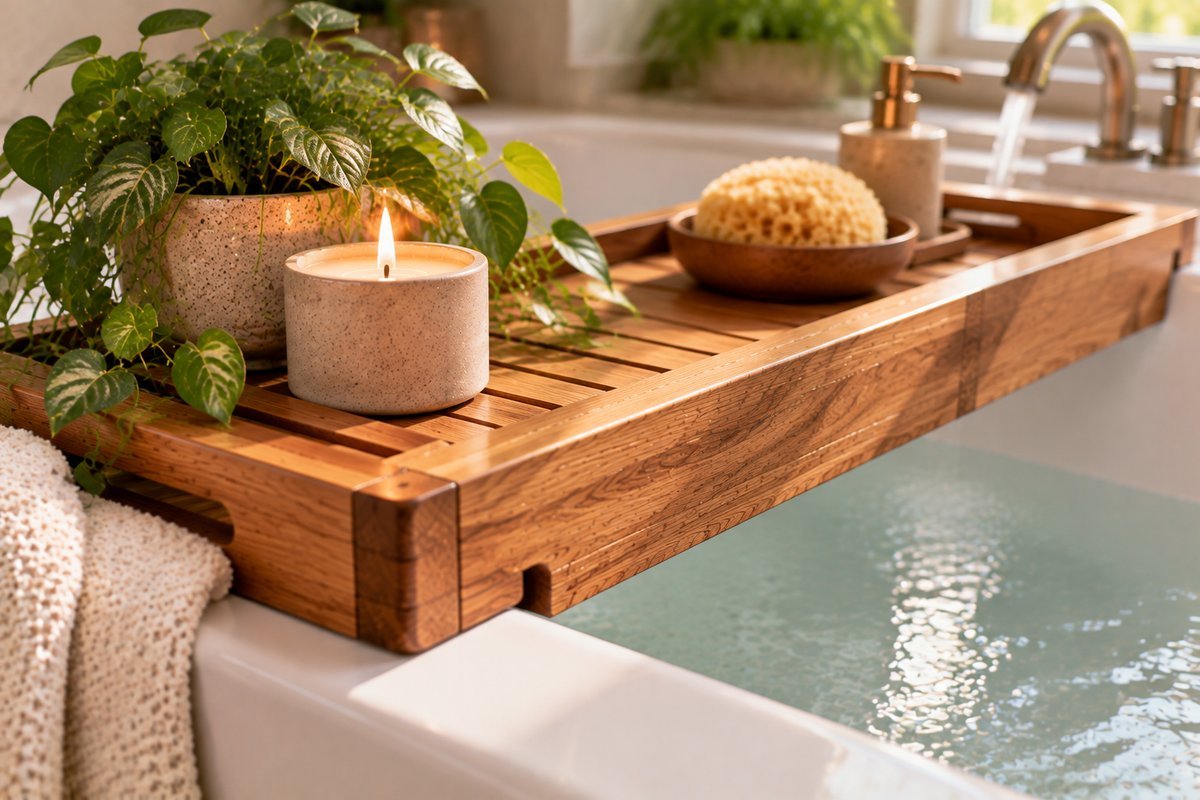 Caring for a wooden tray - Bathtub Tray